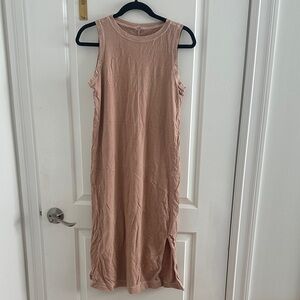 Old Navy Sleeveless pink/tan maxi Dress